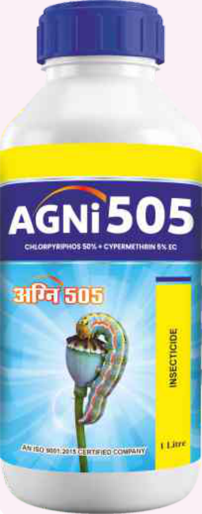 Agni-505 (Chlorpyriphos 50% + Cypermethrin 5% EC)